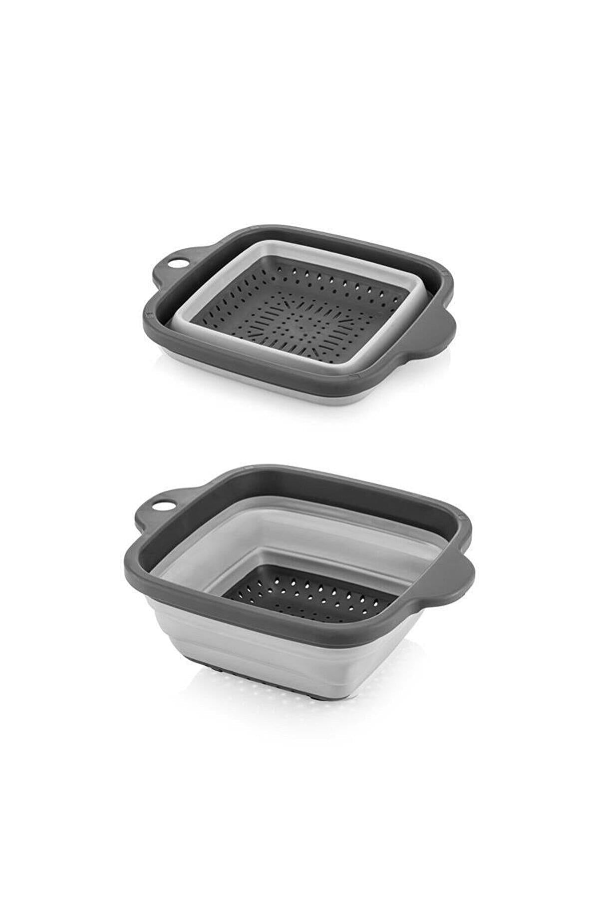 Katlanır 3 Parça Mutfak Süzgeç Seti – Collapsible Set