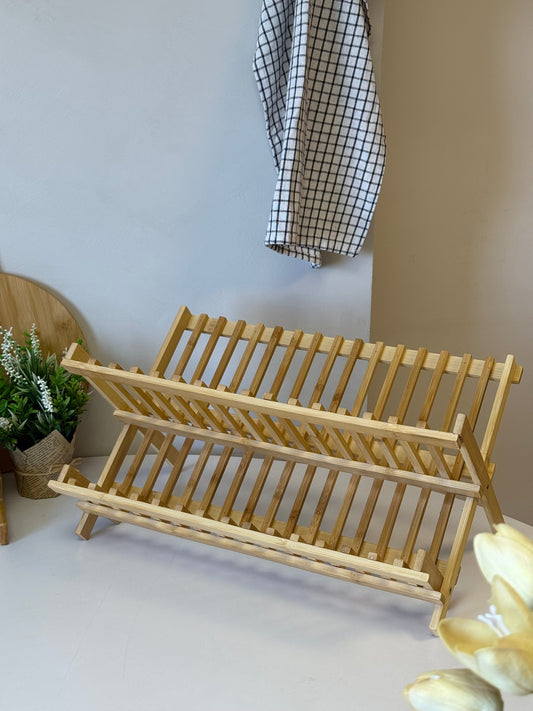 Lovy Bambu Büyük Boy Katlanır Tabaklık KOD:10782