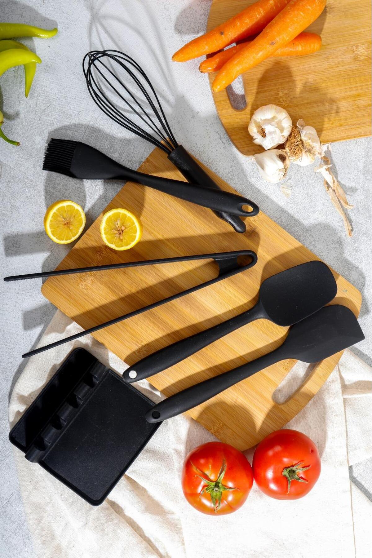 6 Parça Silikon Yemek Hazırlık Seti