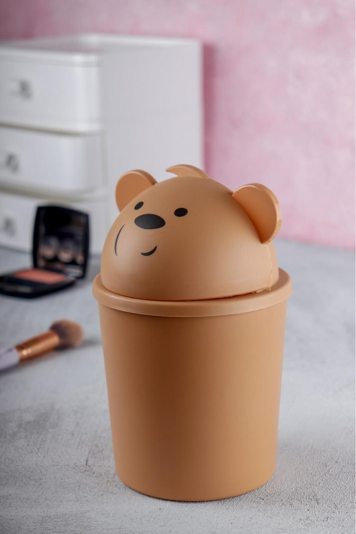 Bears Mini Masaüstü Çöp Kutusu 1 Lt