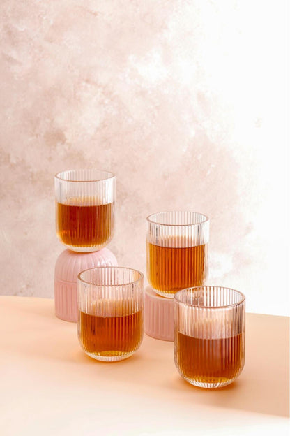 Aster 4 Adet Cam Bardak 275 ml