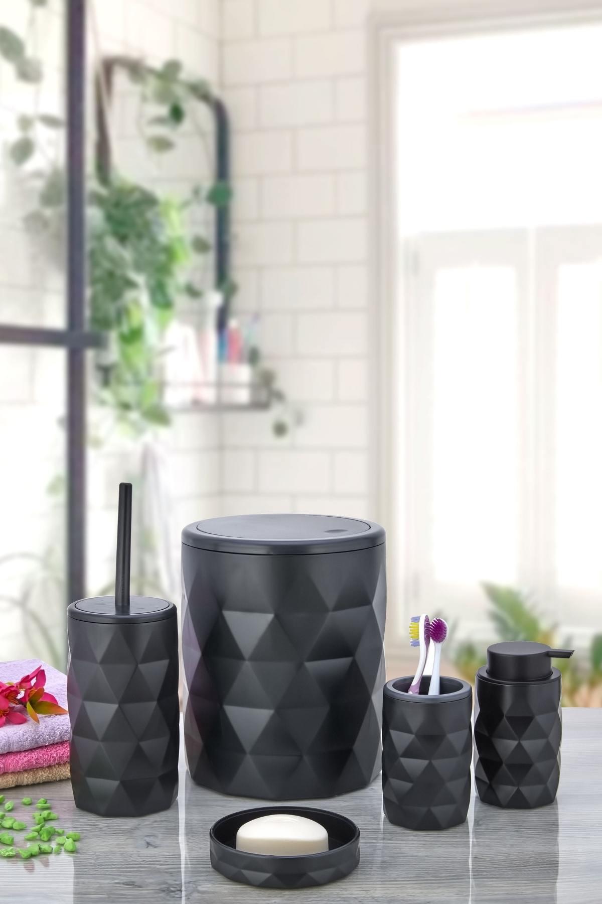 Diamond Black 5’li Banyo Seti