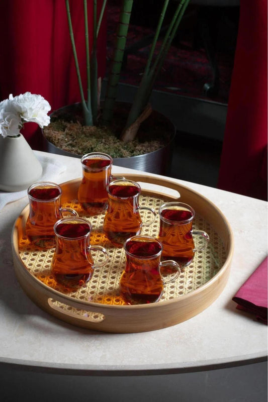 Borosilikat 6’lı Çay Bardağı 200 ml