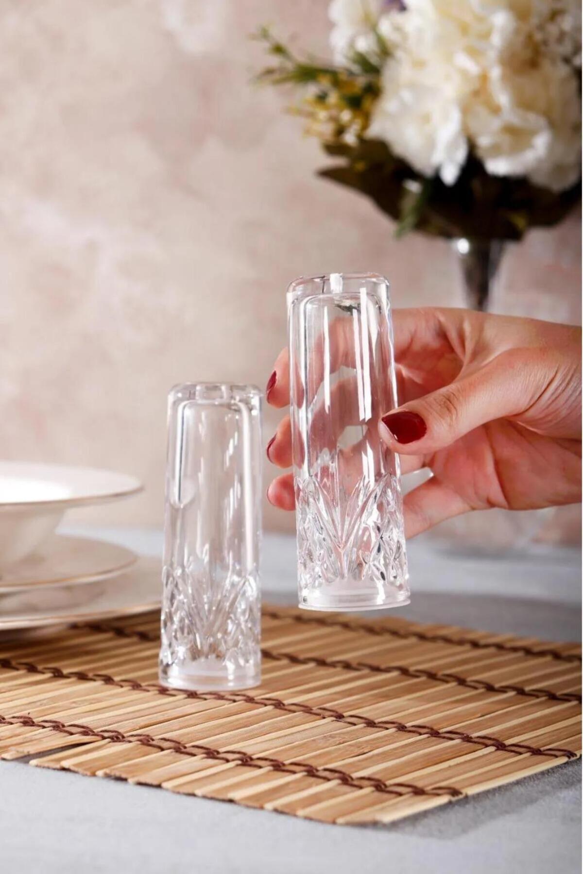 Agave 2 Adet Cam Tuz Ve Karabiberlik Seti – Tuzluk Ve Karabiberlik