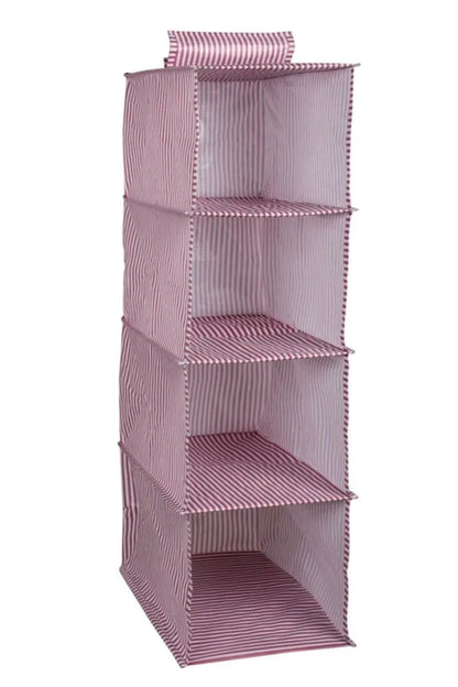 4 Bölmeli Asılabilir Dolap Düzenleyici 24x29x64 cm