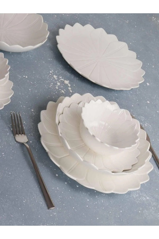 Daisy 24 Parça Bone China Porselen Yemek Takımı