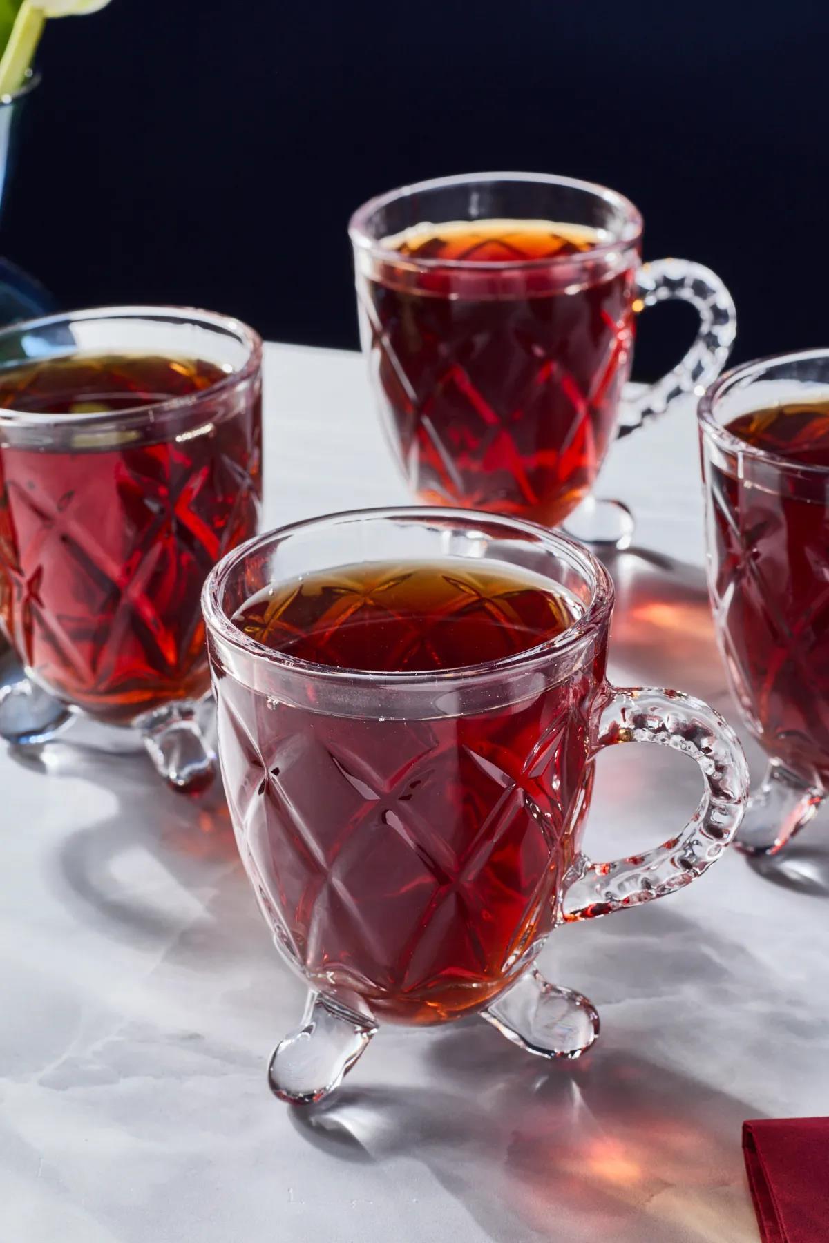 Taylar 4'lü Cam Ayaklı Bardak