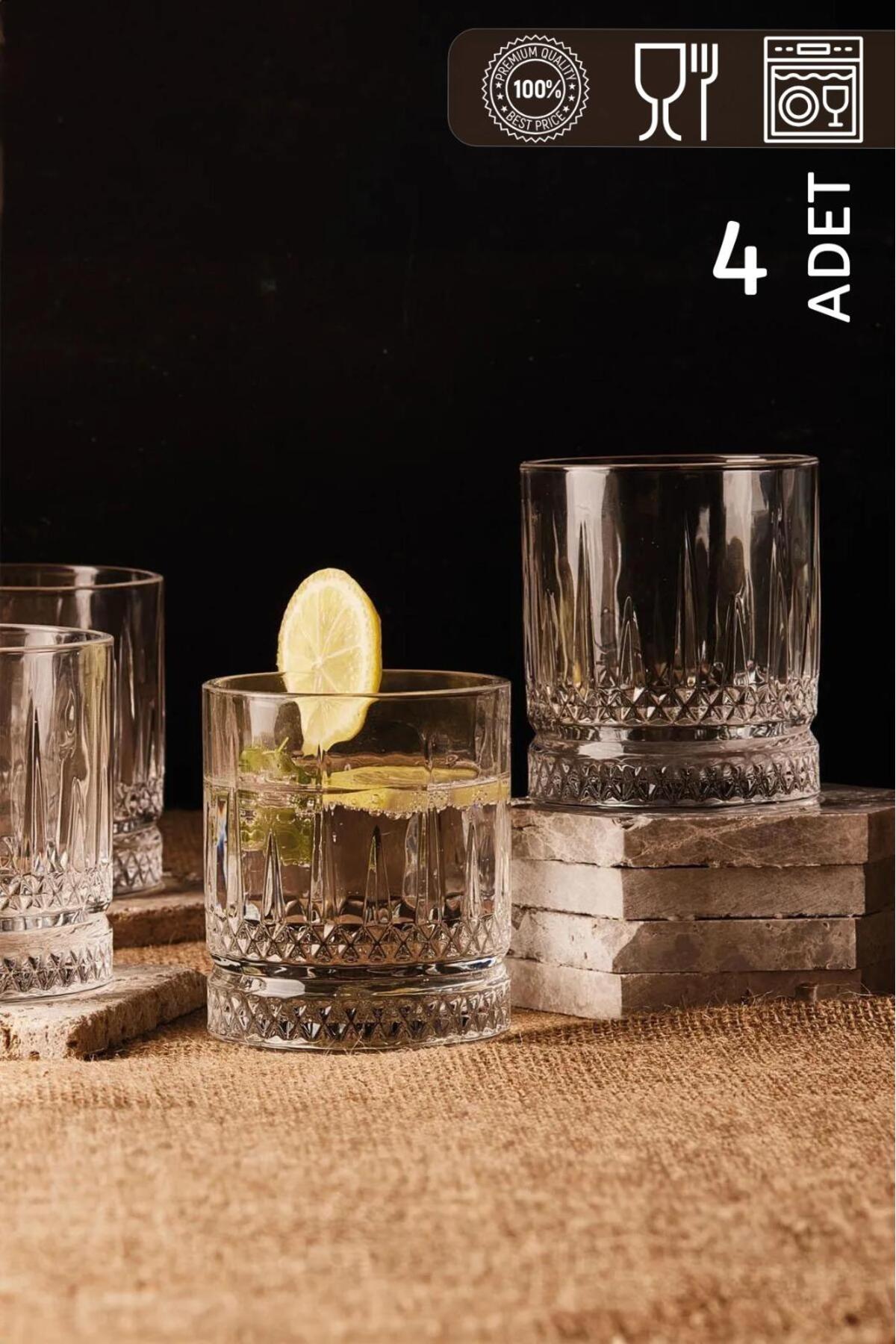 Elysia 4’lü Cam Bardak Seti 220 ml