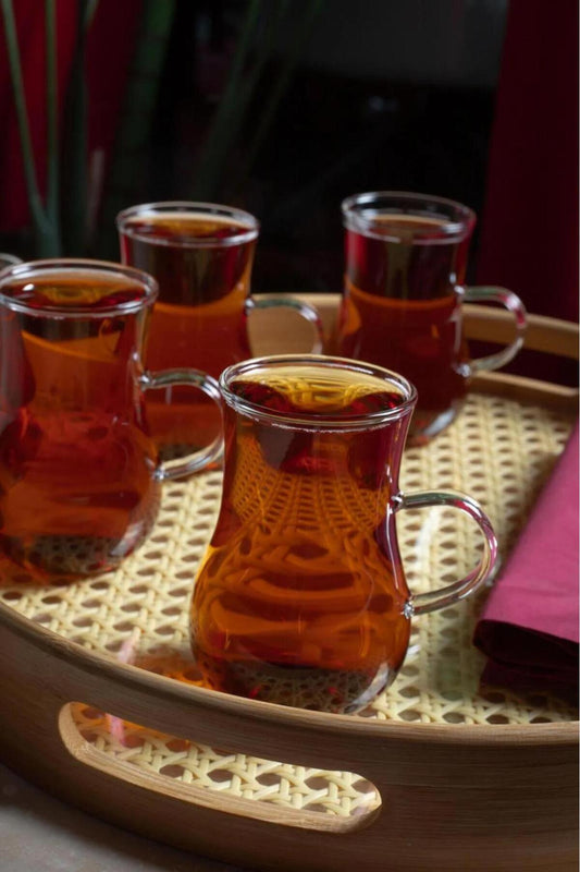 Borosilikat 6’lı Çay Bardağı 200 ml