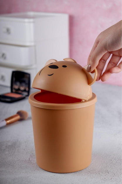 Bears Mini Masaüstü Çöp Kutusu 1 Lt