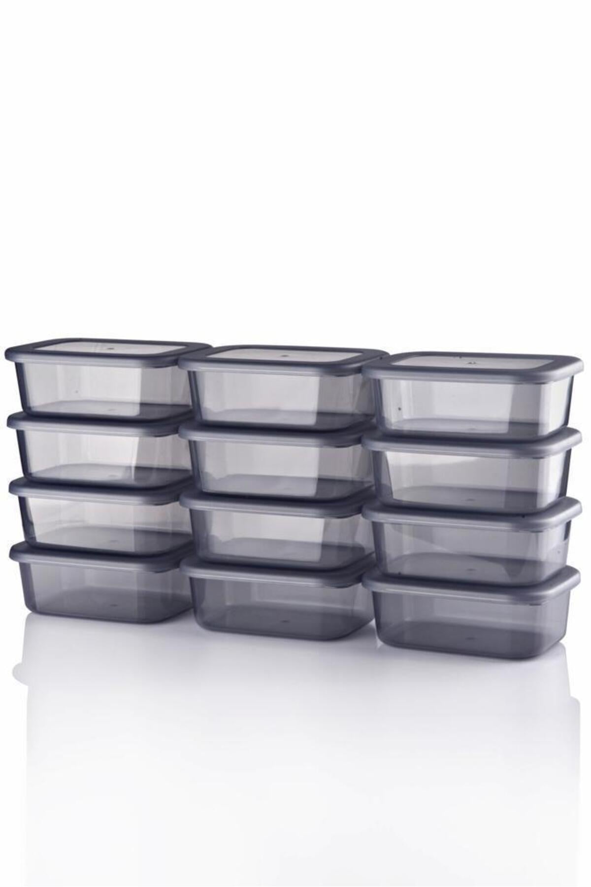 12 Adet Lunch Box Kahvaltılık Saklama Kabı