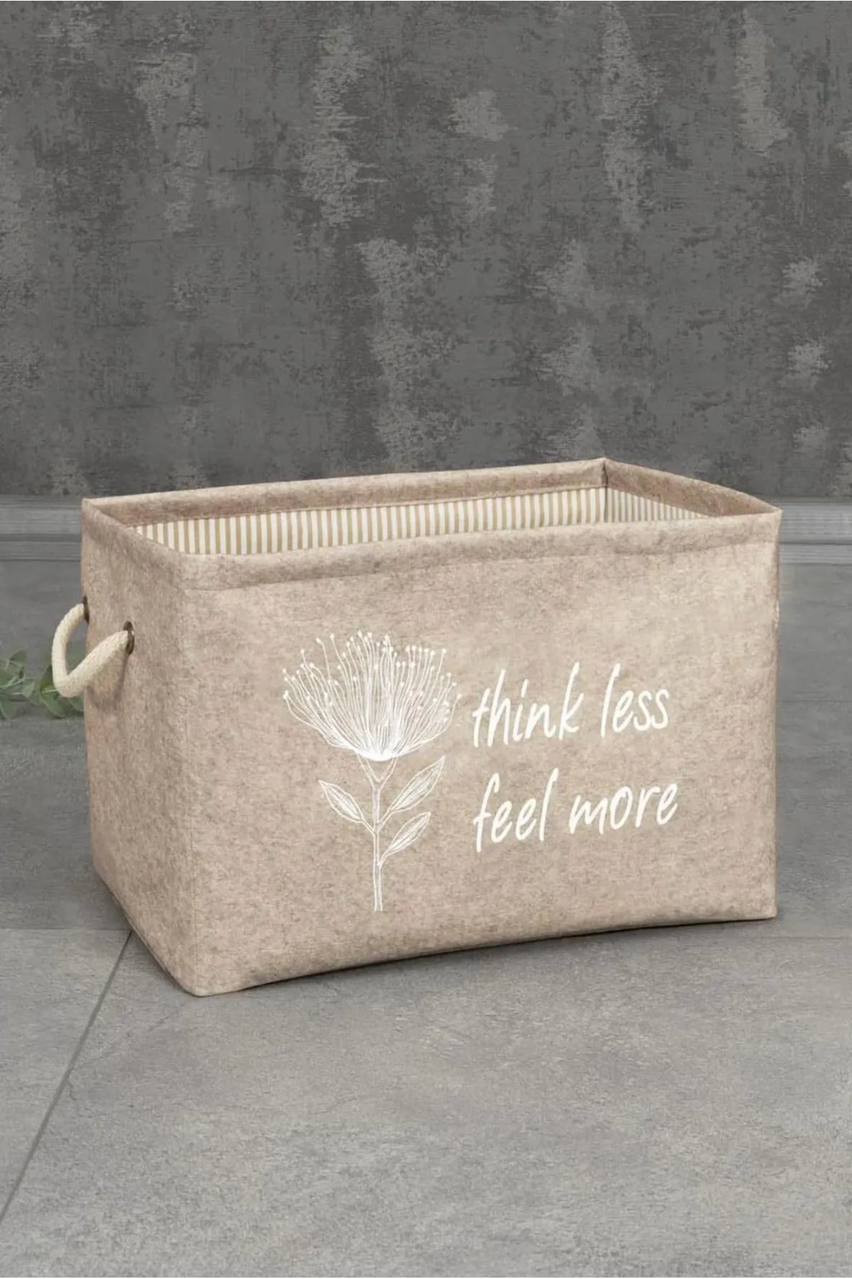 Kulplu Keçe Organizer Maxi Düzenleyici Hurç 32x23x23 cm