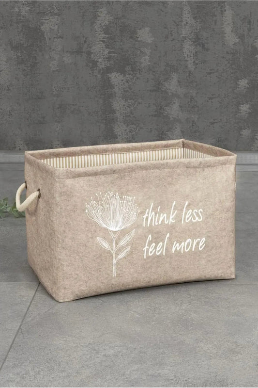 Kulplu Keçe Organizer Maxi Düzenleyici Hurç 32x23x23 cm
