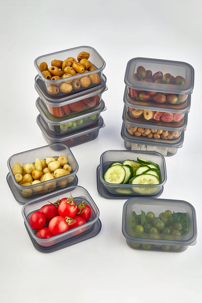 12 Adet Lunch Box Kahvaltılık Saklama Kabı