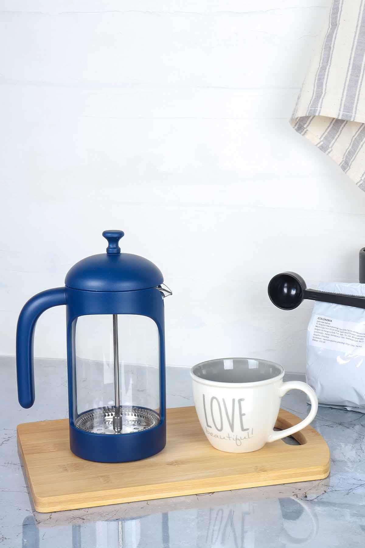 Tohana French Press 600 ml - Lacivert
