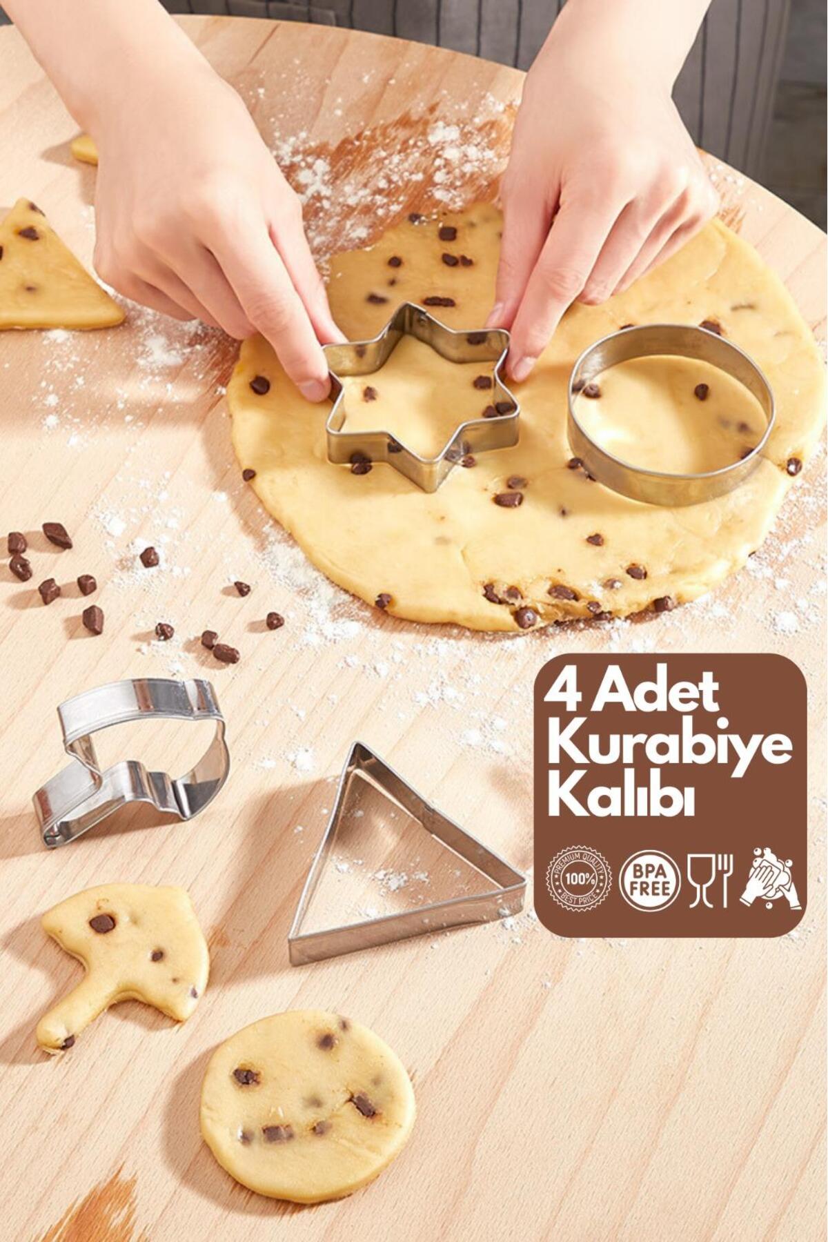 Gamer Kurabiye Seti – Yuvarlak Üçgen Şemsiye Yıldız Kurabiye Kalıbı