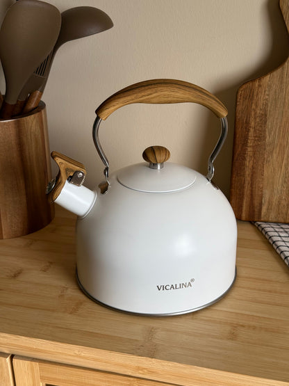 Vicalina Fırın Boya Çaydanlık 2,5 Litre Beyaz - 2. görsel