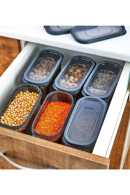 Nivabox 12'li Set Erzak Saklama Kabı  12x1500 ml