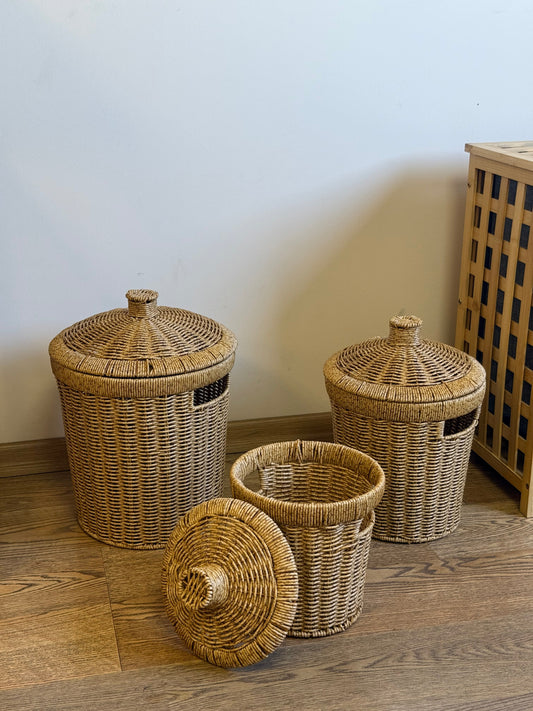 Linda 3 Boy Rattan Patates Soğanlık Seti KOD:87