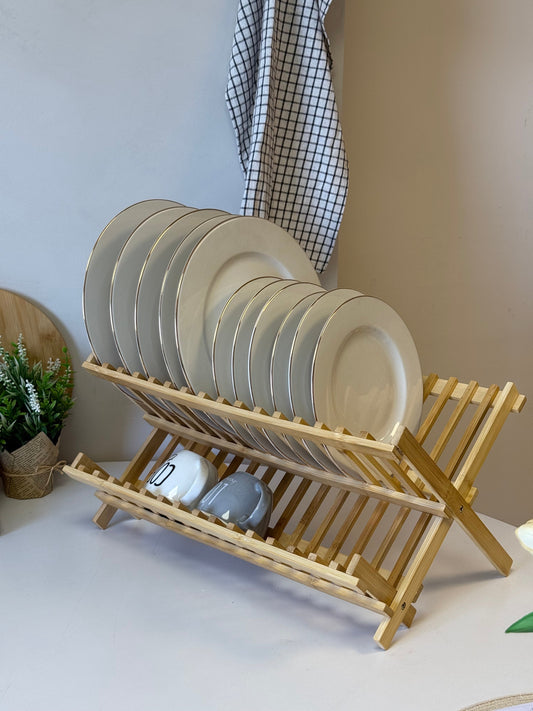 Lovy Bambu Büyük Boy Katlanır Tabaklık KOD:10782