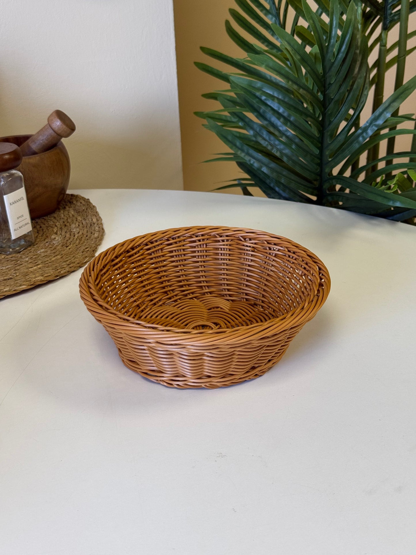 HOMENİVA Rattan Ekmeklik 21 cm