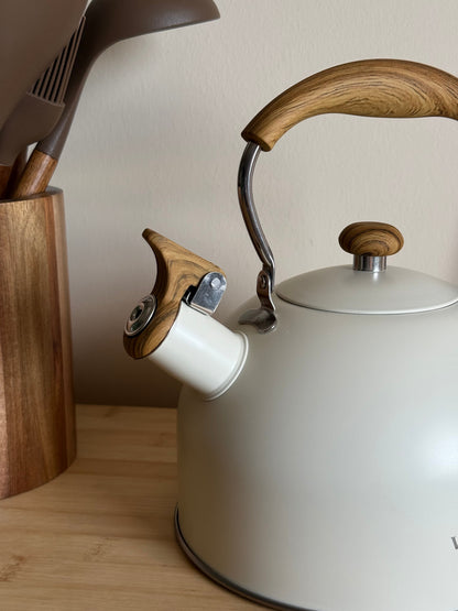 Vicalina Fırın Boya Çaydanlık 2,5 Litre Krem - 3. görsel