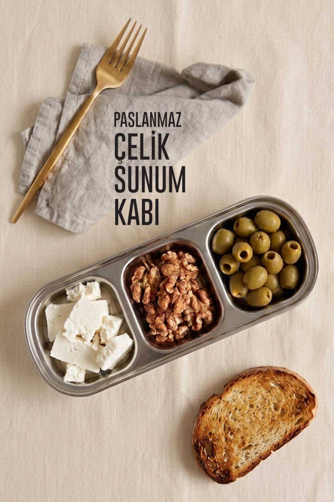 2'li Çelik Sunum Seti