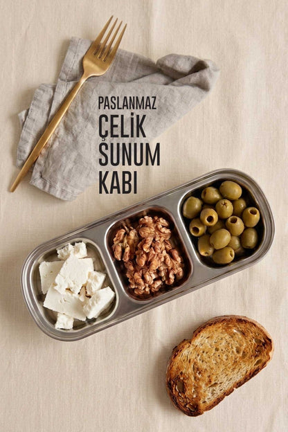 2'li Çelik Sunum Seti