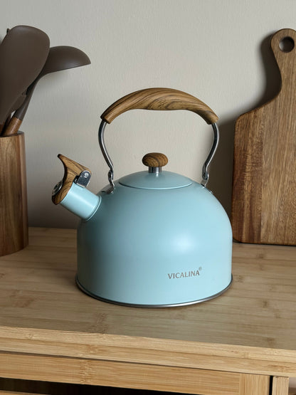 Vicalina Fırın Boya Çaydanlık 2,5 Litre Yeşil - 5. görsel