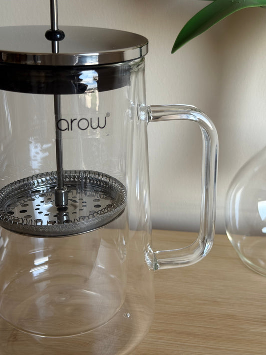 Vienna Çift Cidarlı Cam French Press 1 Litre KOD:3411