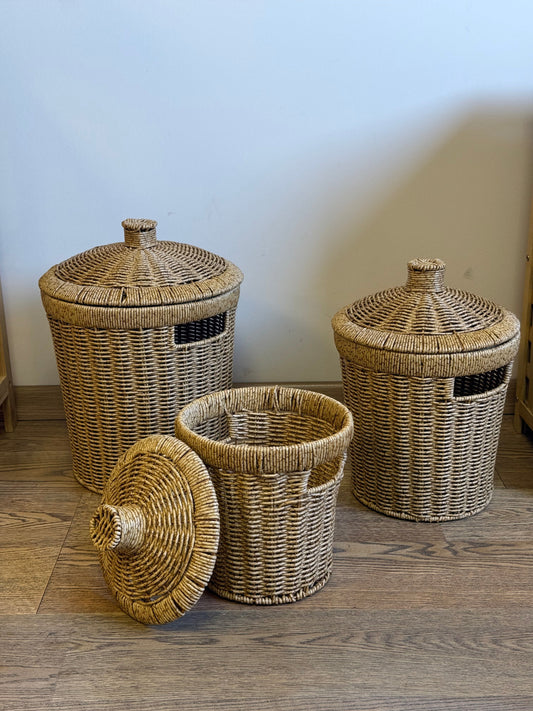 Linda 3 Boy Rattan Patates Soğanlık Seti KOD:87