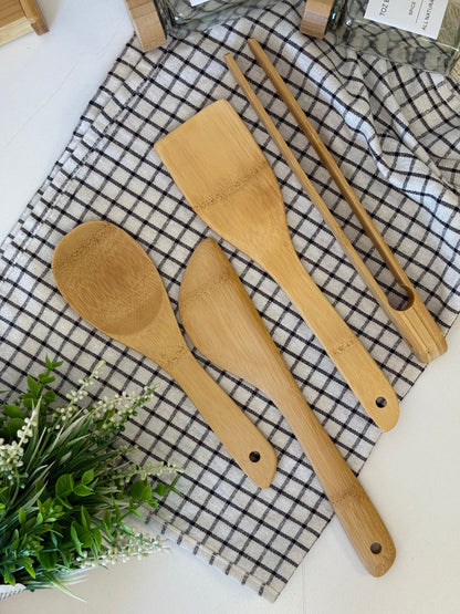 Bambu 4 Adet Kaşık Seti